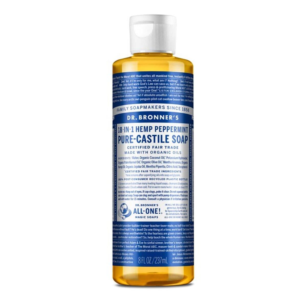 Skystas muilas Dr Bronner's 240 ml Mėtos