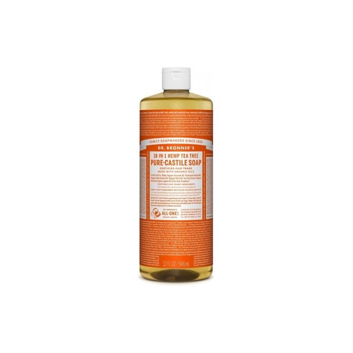 Skystas muilas Dr Bronner's Hemp Tea Tree 945 ml