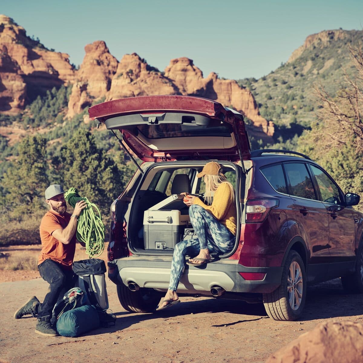 Tragbarer Kühlschrank Dometic Schwarz Beige - Image 7