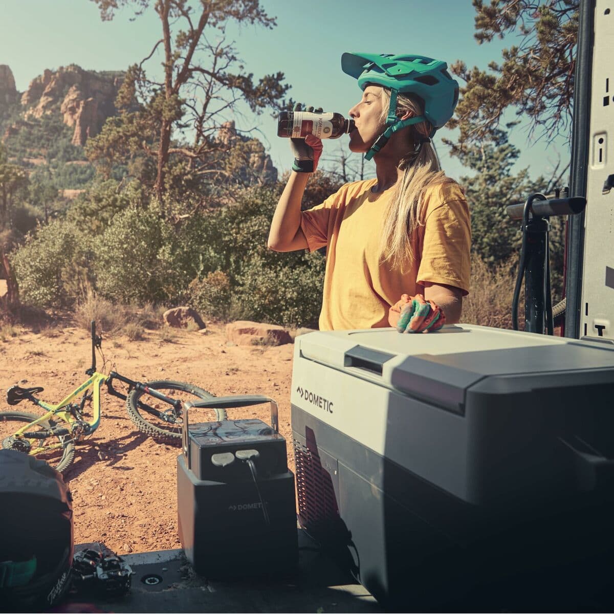 Tragbarer Kühlschrank Dometic Schwarz Beige - Image 10
