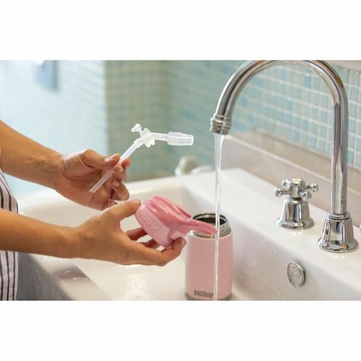 Vaso de Aprendizaje Nûby Rosa - Image 3