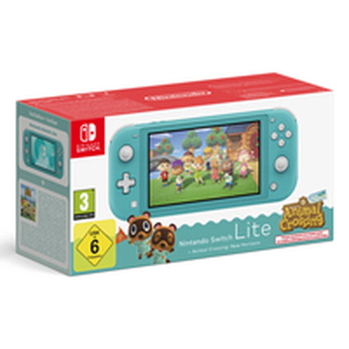 Nintendo Switch Lite + Animal Crossing Nintendo 45496546083 Turkos - Image 6