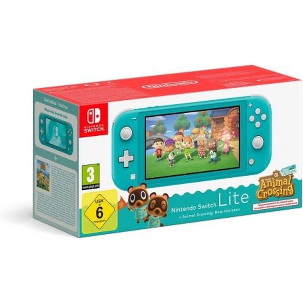 Nintendo Switch Lite + Animal Crossing Nintendo 45496546083 Turkos - Image 11