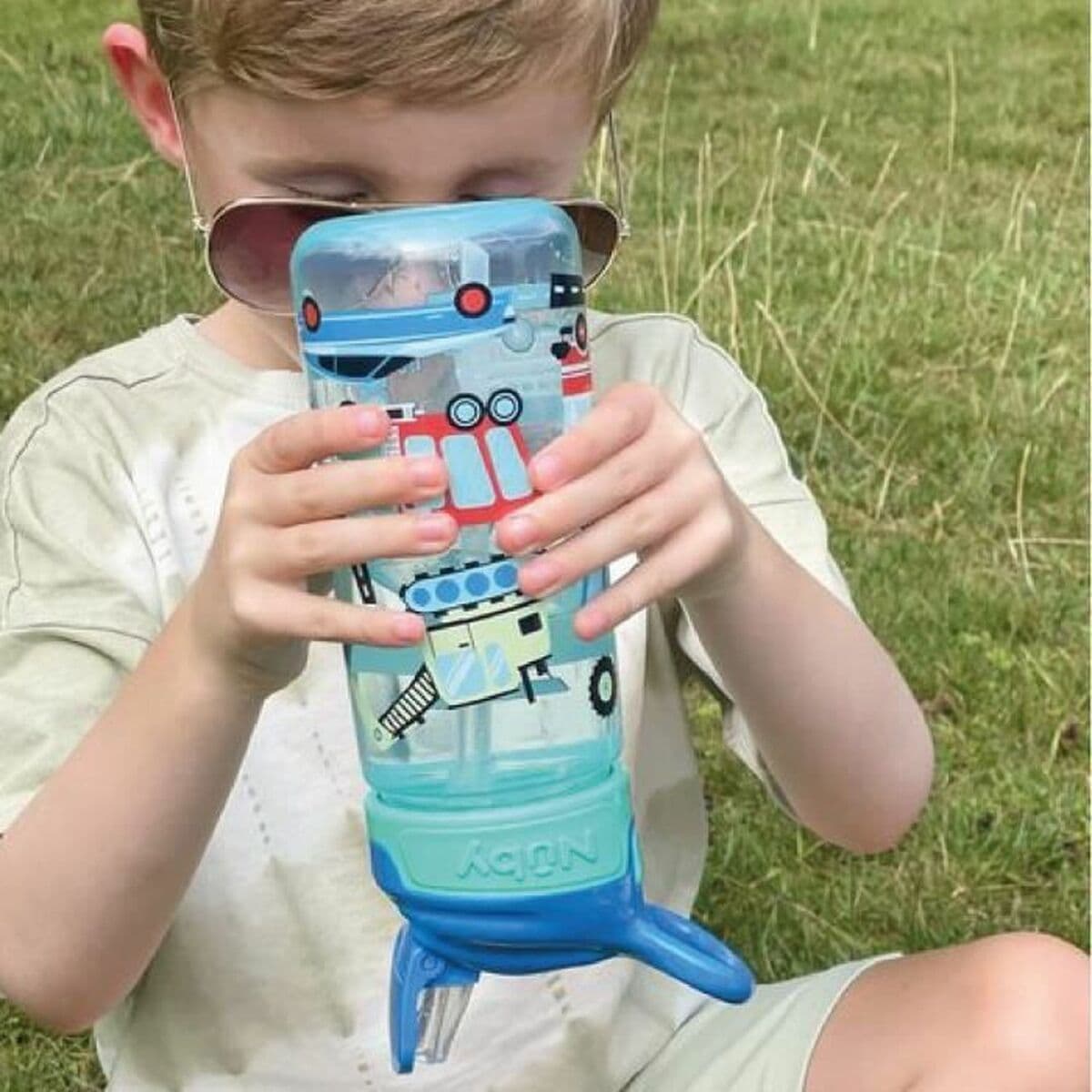 Paharul de învăţare Nûby Albastru 540 ml - Image 3