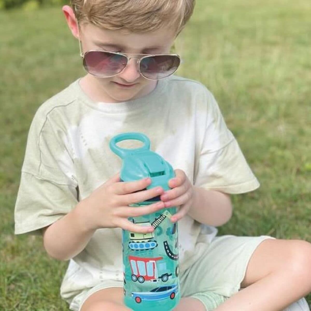 Paharul de învăţare Nûby Albastru 540 ml - Image 4