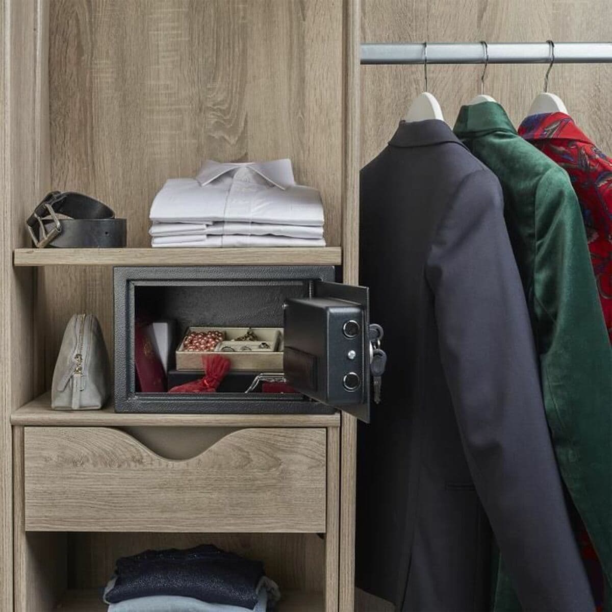 Saugumo dėžutė Master Lock X041ML Juoda Juoda / Pilka Plienas 11,7 x 7,9 x 5 cm - Image 2