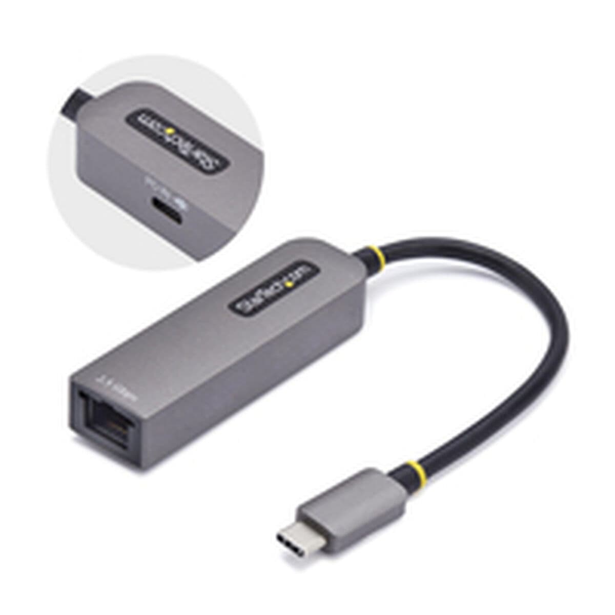 Câble USB Startech 2GPD3-USB-C-ETHERNET Gris - Image 2