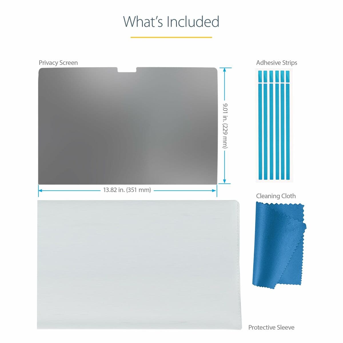 Câble HDMI Startech 14LT6-PRIVACY-SCREEN Noir - Image 10