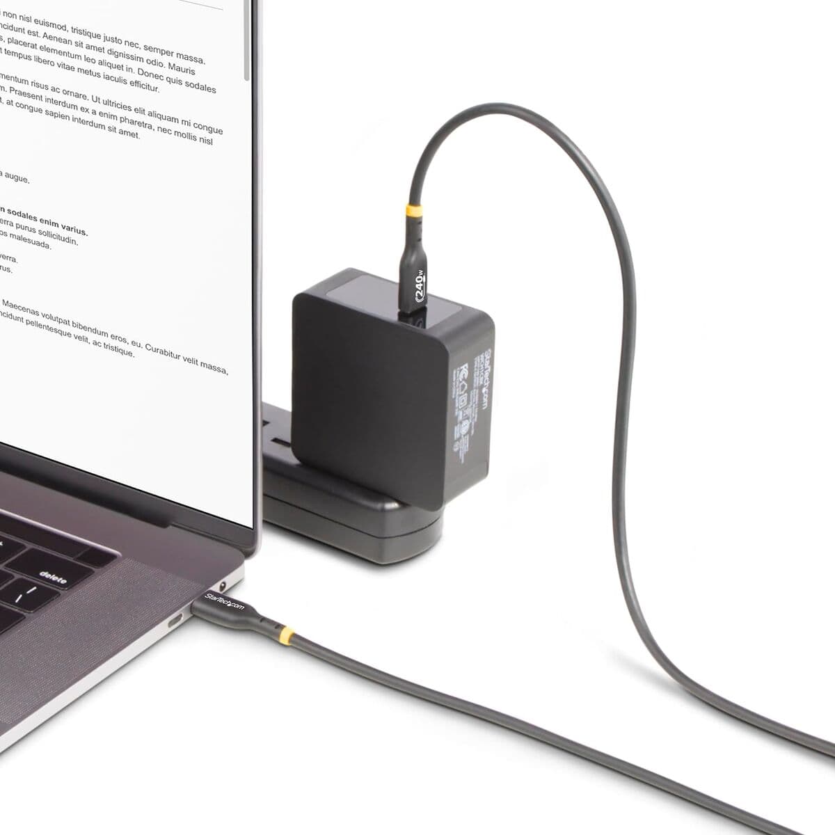 Adaptateur de courant Startech USB2EPR1M Noir - Image 11