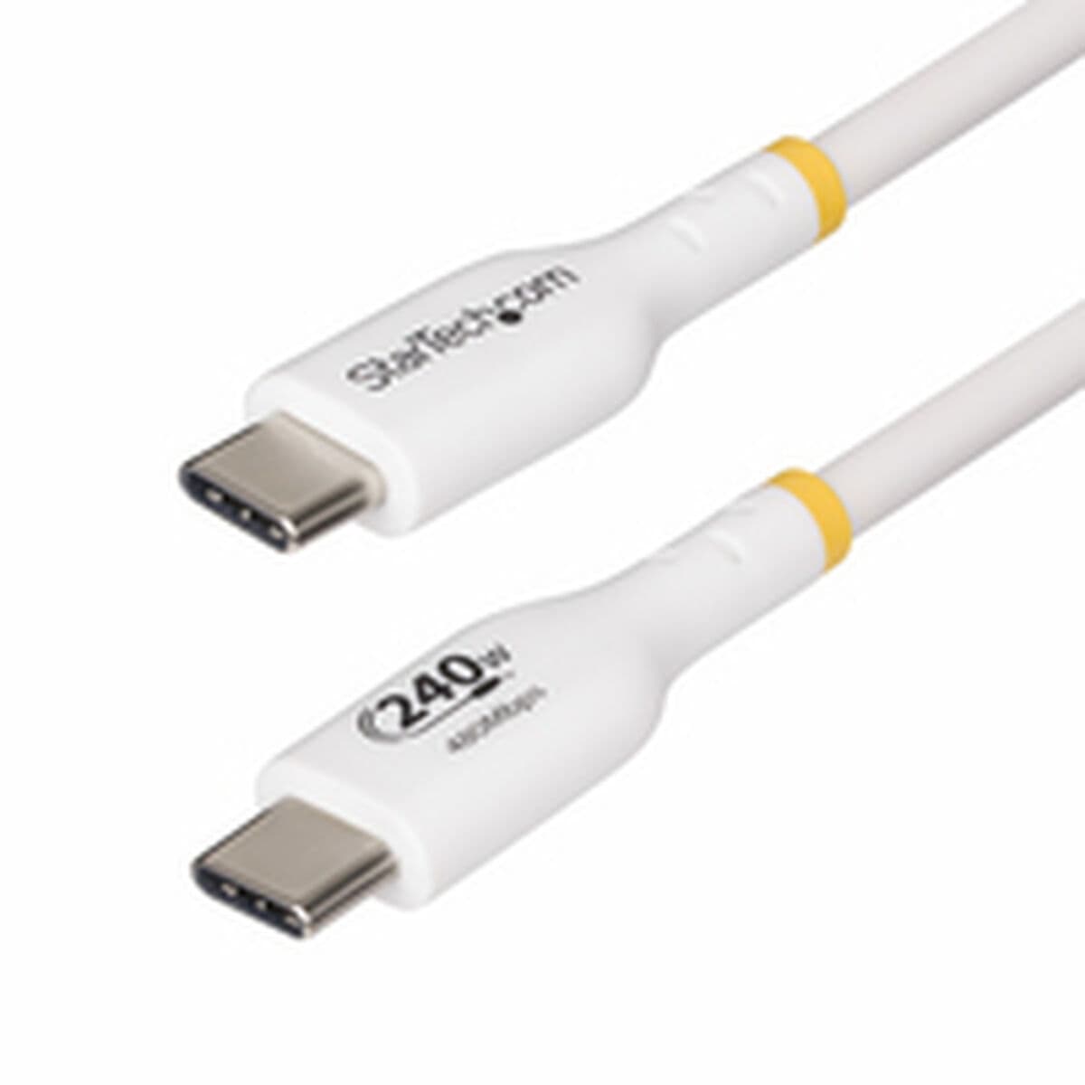 Câble USB Startech USB2EPR2MW Blanc 2 m - Image 2