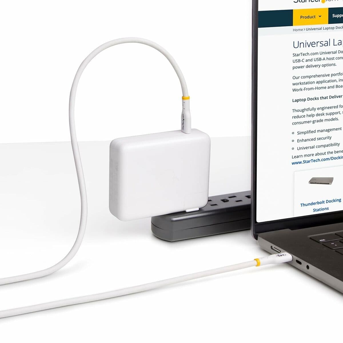 Câble USB Startech USB2EPR2MW Blanc 2 m - Image 8