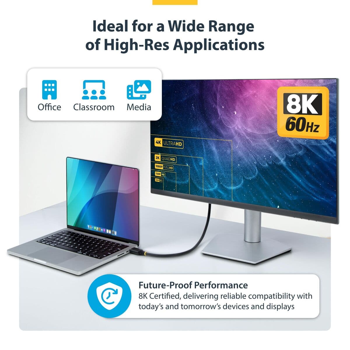 Câble HDMI Startech HDMI21-CBL-8K60-4M - Image 3