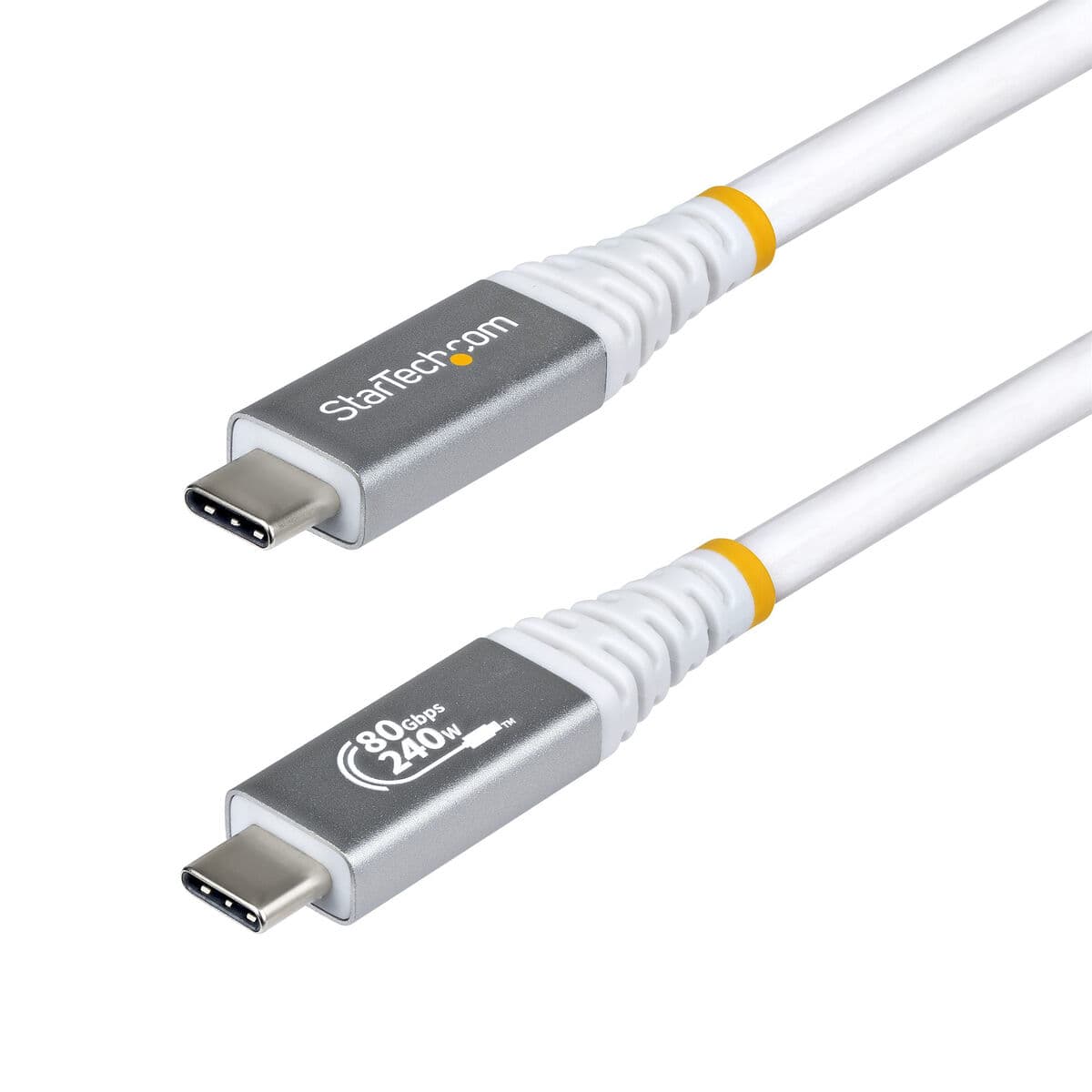 Câble USB Startech CC1M80GUSB4CABLEW Blanc 1 m