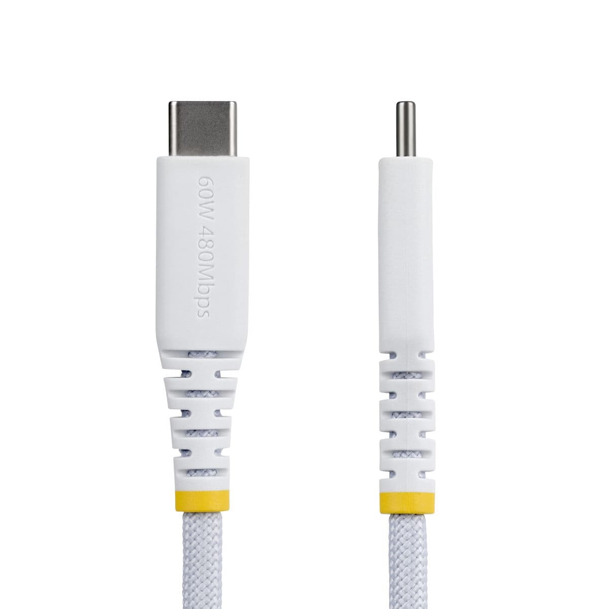 Câble USB Startech USB2CC1MNCBRWH Blanc 1 m - Image 2