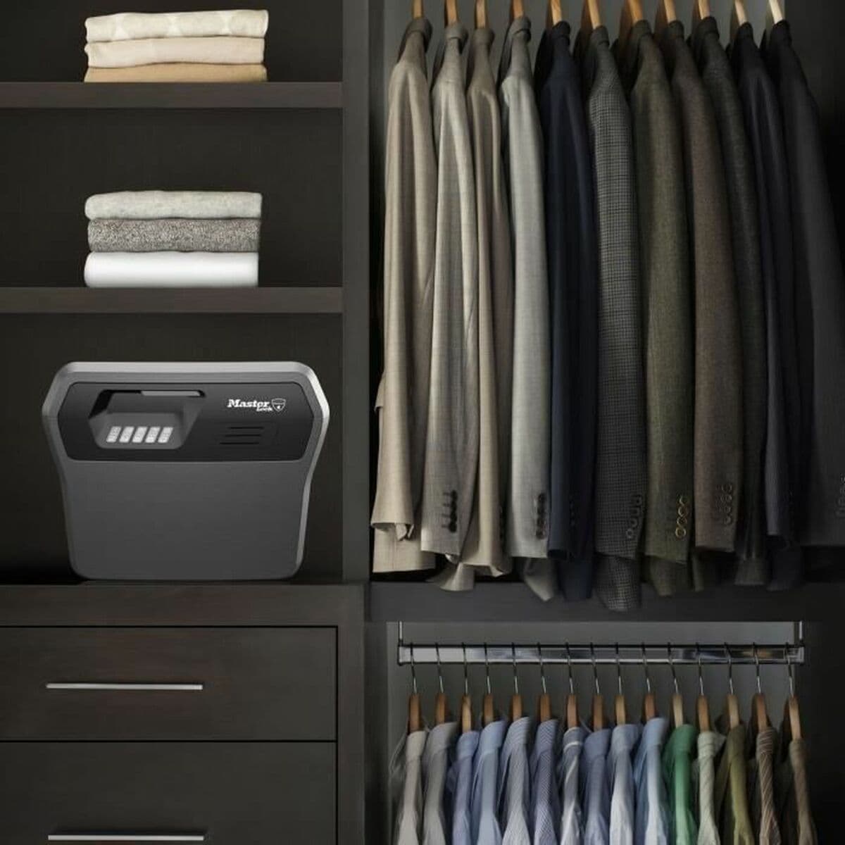 Caja Fuerte con Cerradura Electrónica Master Lock Negro 18,5 L - Image 4