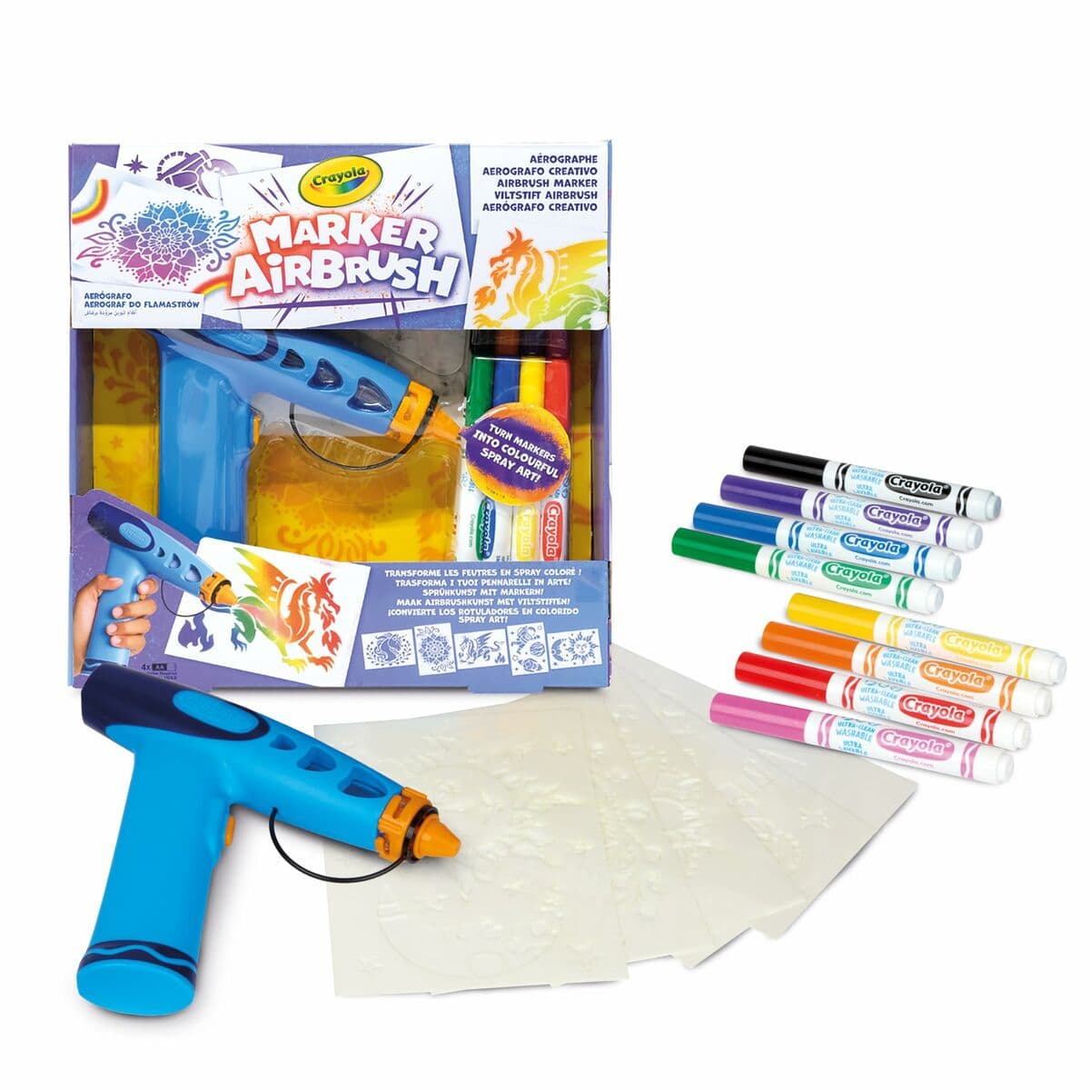 Kit de Dessin Crayola Marker Airbrush - Image 5