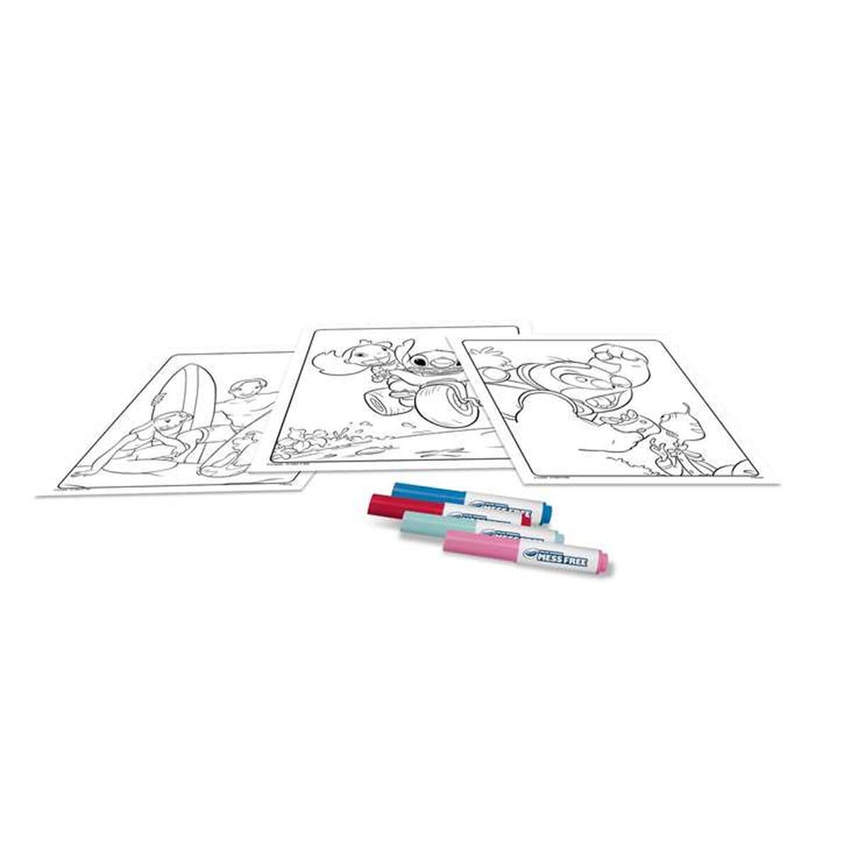 Spel Rita och Måla Crayola Lilo & Stitch Multicolour Plast - Image 2