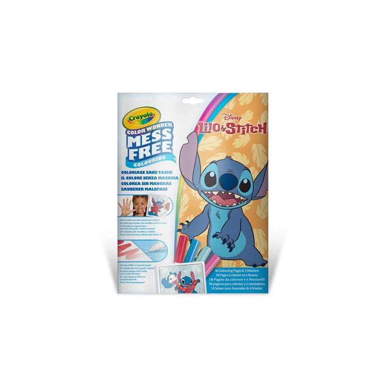 Spel Rita och Måla Crayola Lilo & Stitch Multicolour Plast - Image 3