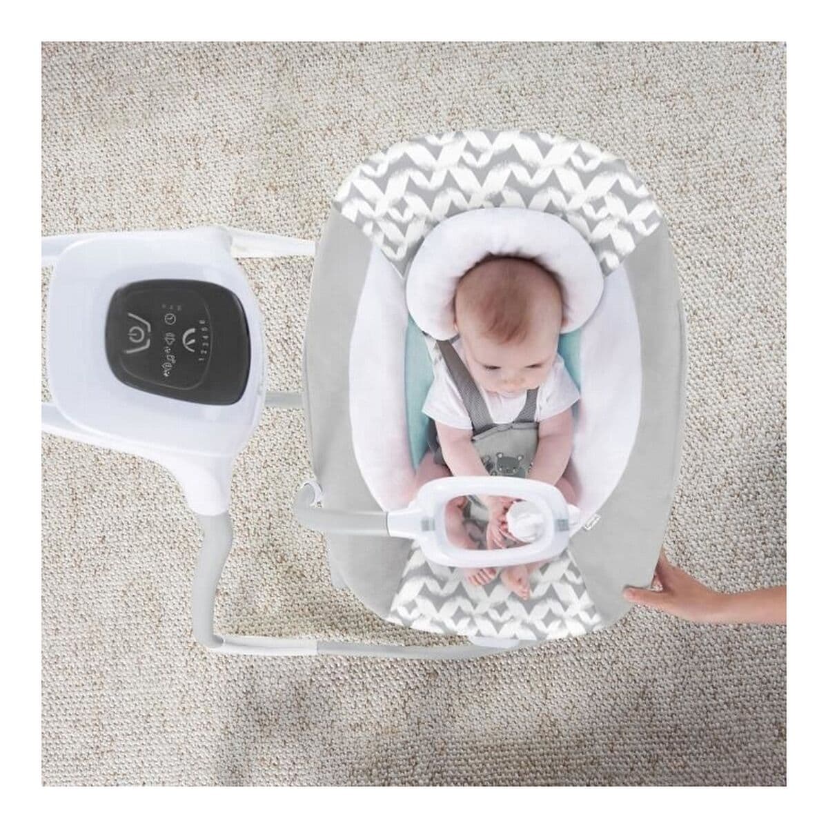 Mecedora Ingenuity 2-in-1 Swing Lounger - Raylan Gris Blanco - Image 3