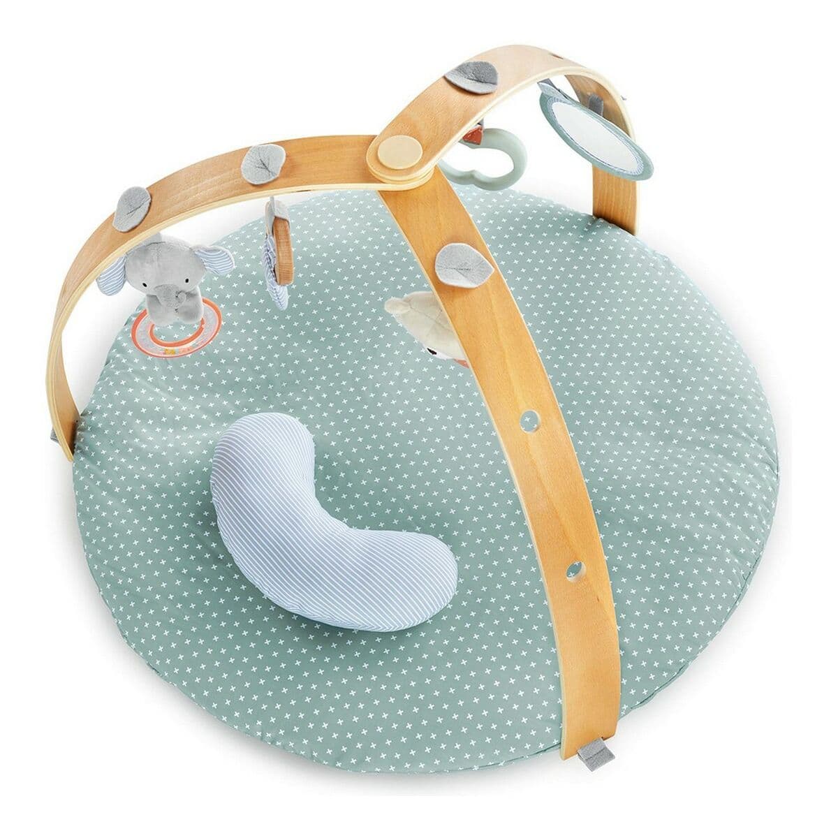 Alfombra de juego Ingenuity Reversible Madera - Image 3