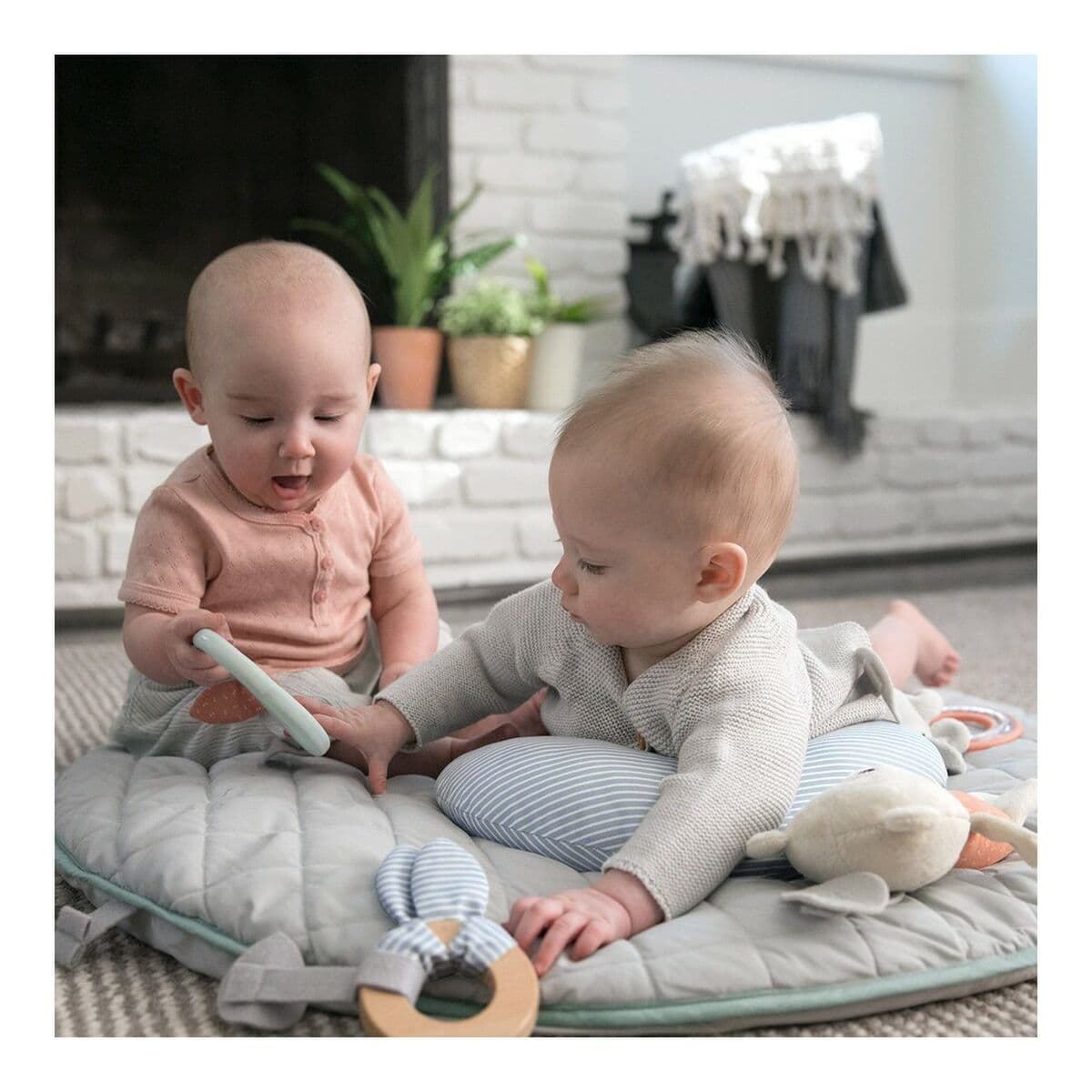 Alfombra de juego Ingenuity Reversible Madera - Image 13