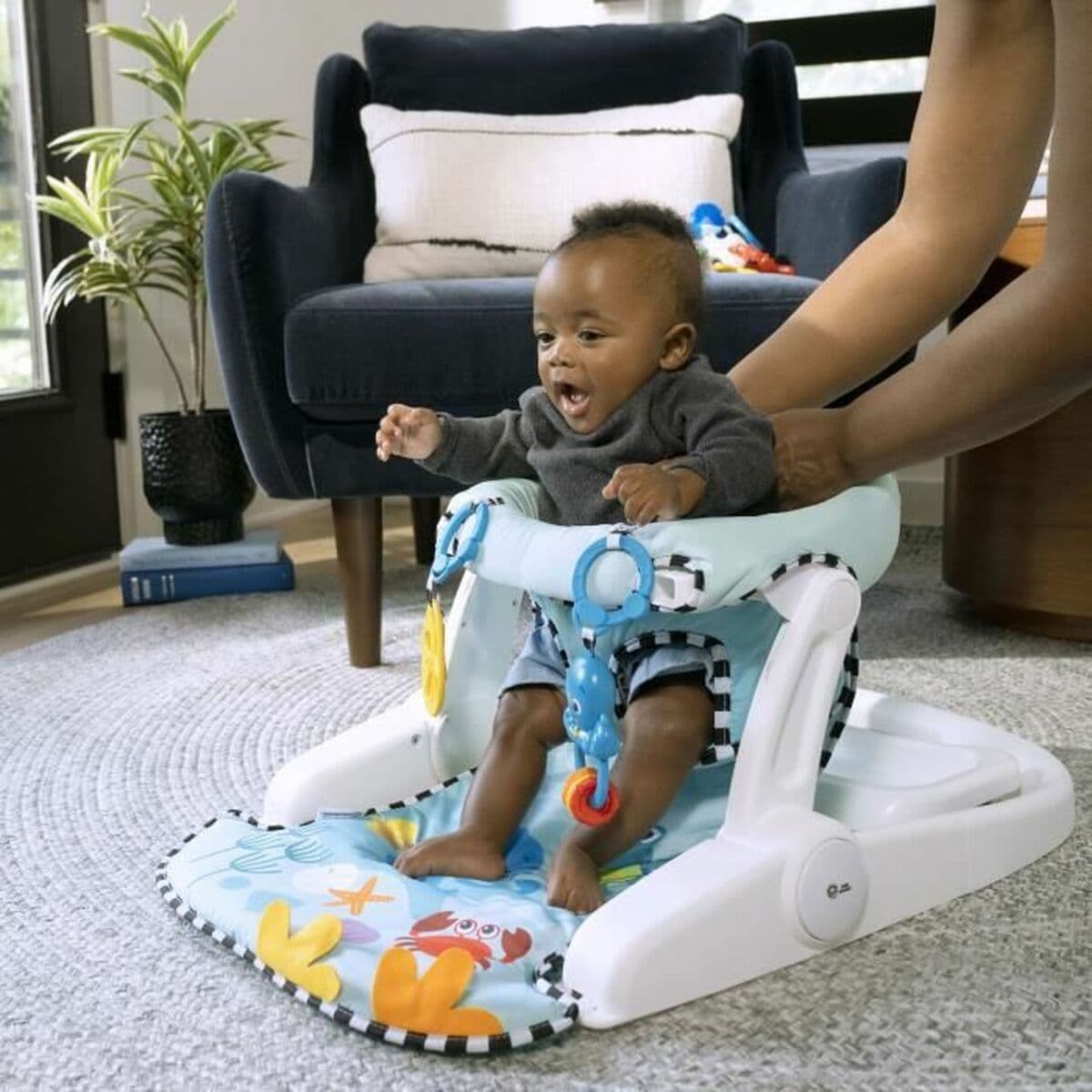 Cama de Rede Baby Einstein Azul - Image 2