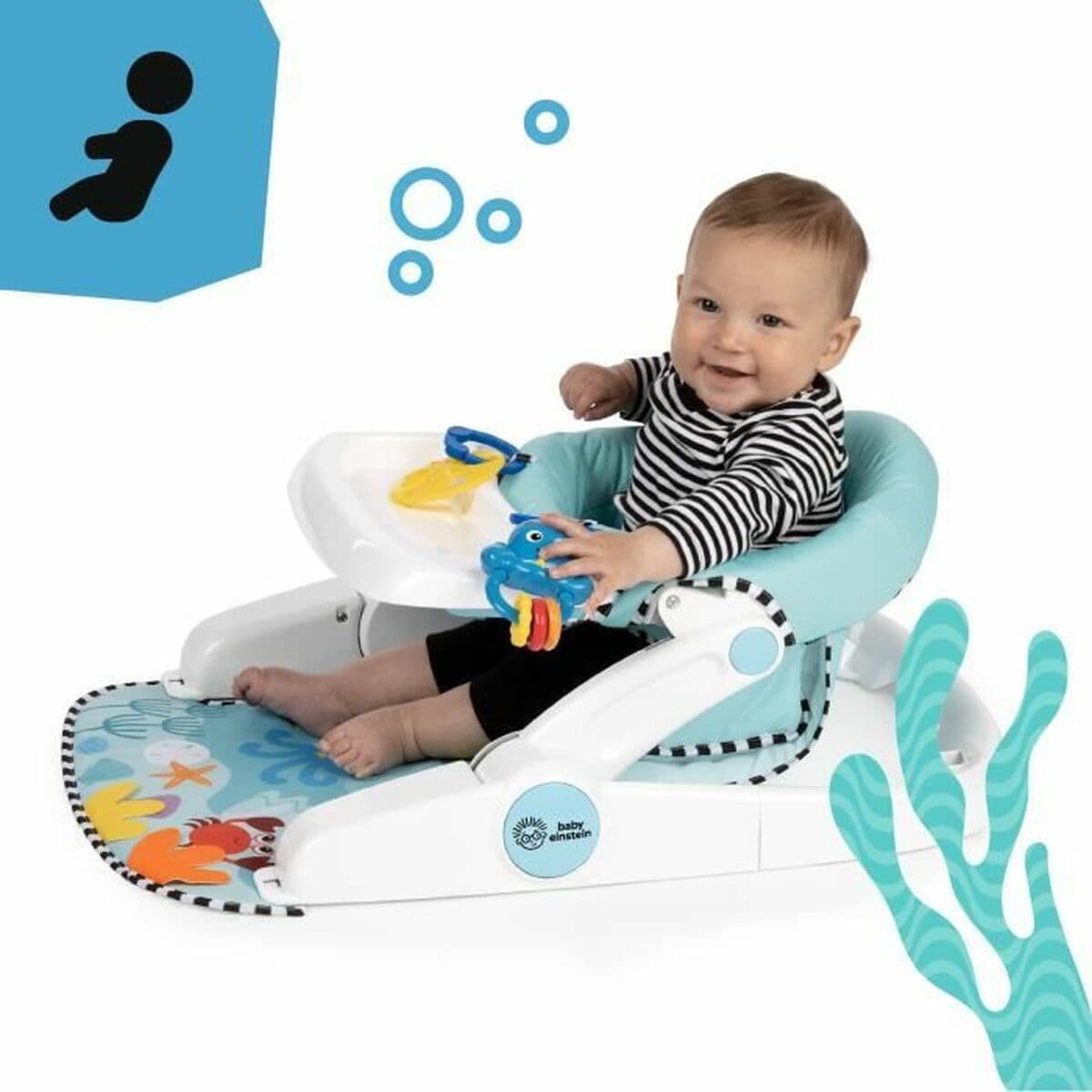 Cama de Rede Baby Einstein Azul - Image 3