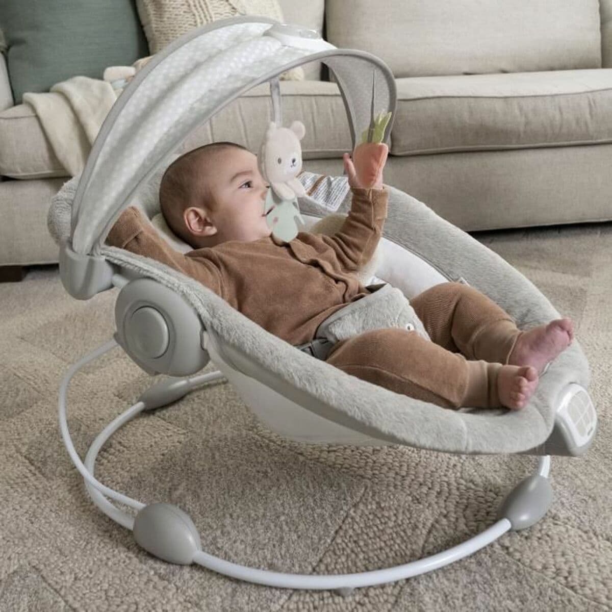 Hamac pour Bébé Ingenuity Gris - Image 3