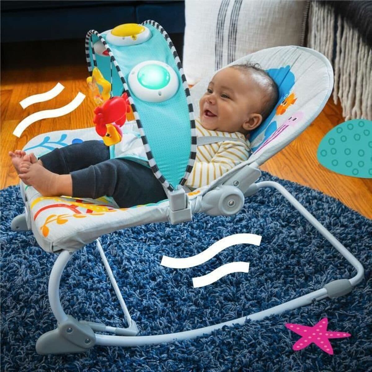 Hamaca para Bebé Baby Einstein Ocean Explorers Kick to It Opus Musical - Image 4