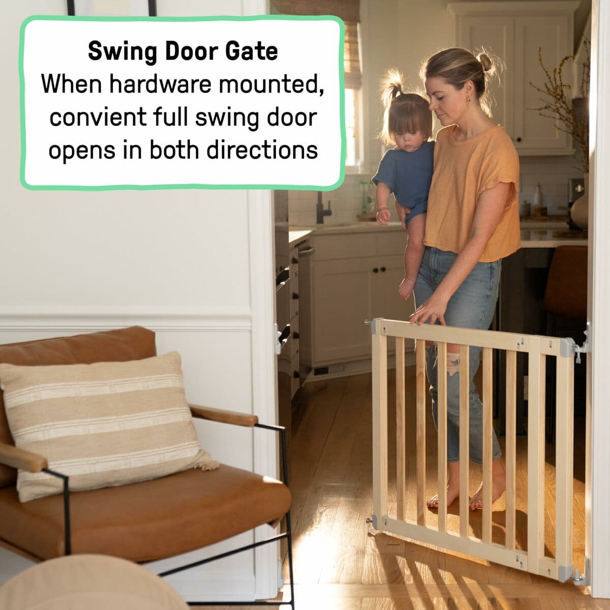 Barrera de seguridad Ingenuity Marrón 76-91 cm - Image 10