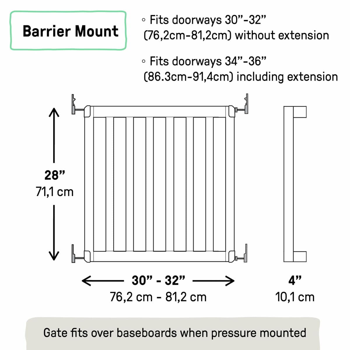 Barrera de seguridad Ingenuity Marrón 76-91 cm - Image 13
