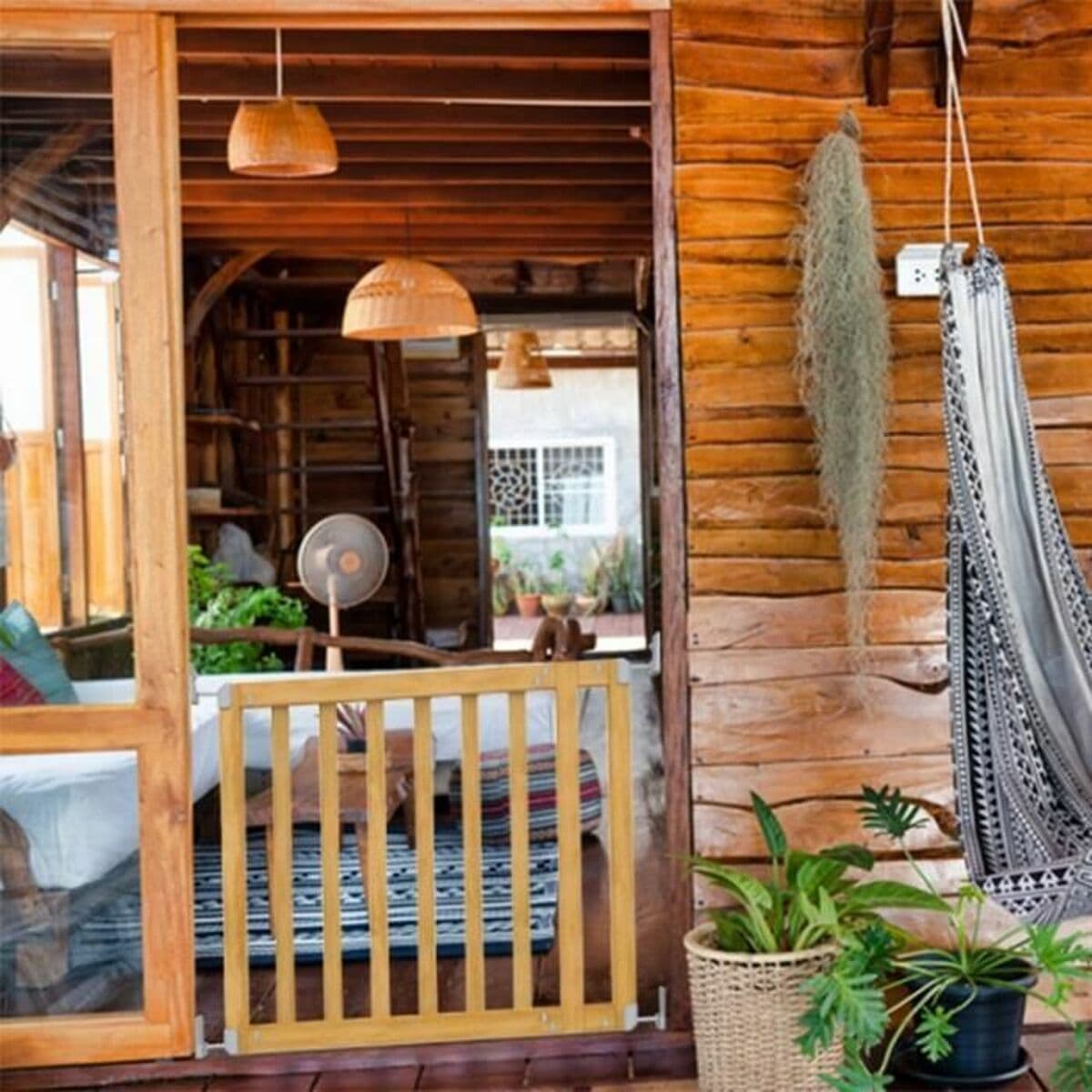 Barrera de seguridad Ingenuity Marrón 76-91 cm - Image 2