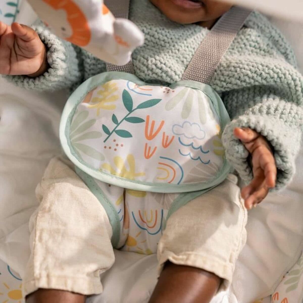 Hamaca para Bebé Ingenuity Verde Gris - Image 6