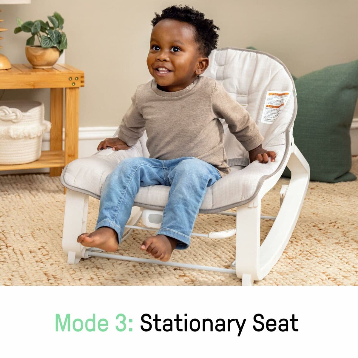 Hamaca para Bebé Ingenuity Blanco Gris - Image 9