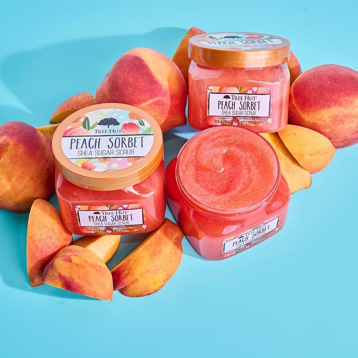 Ķermeņa skrubis Tree Hut Peach Sorbet 510 g - Image 2