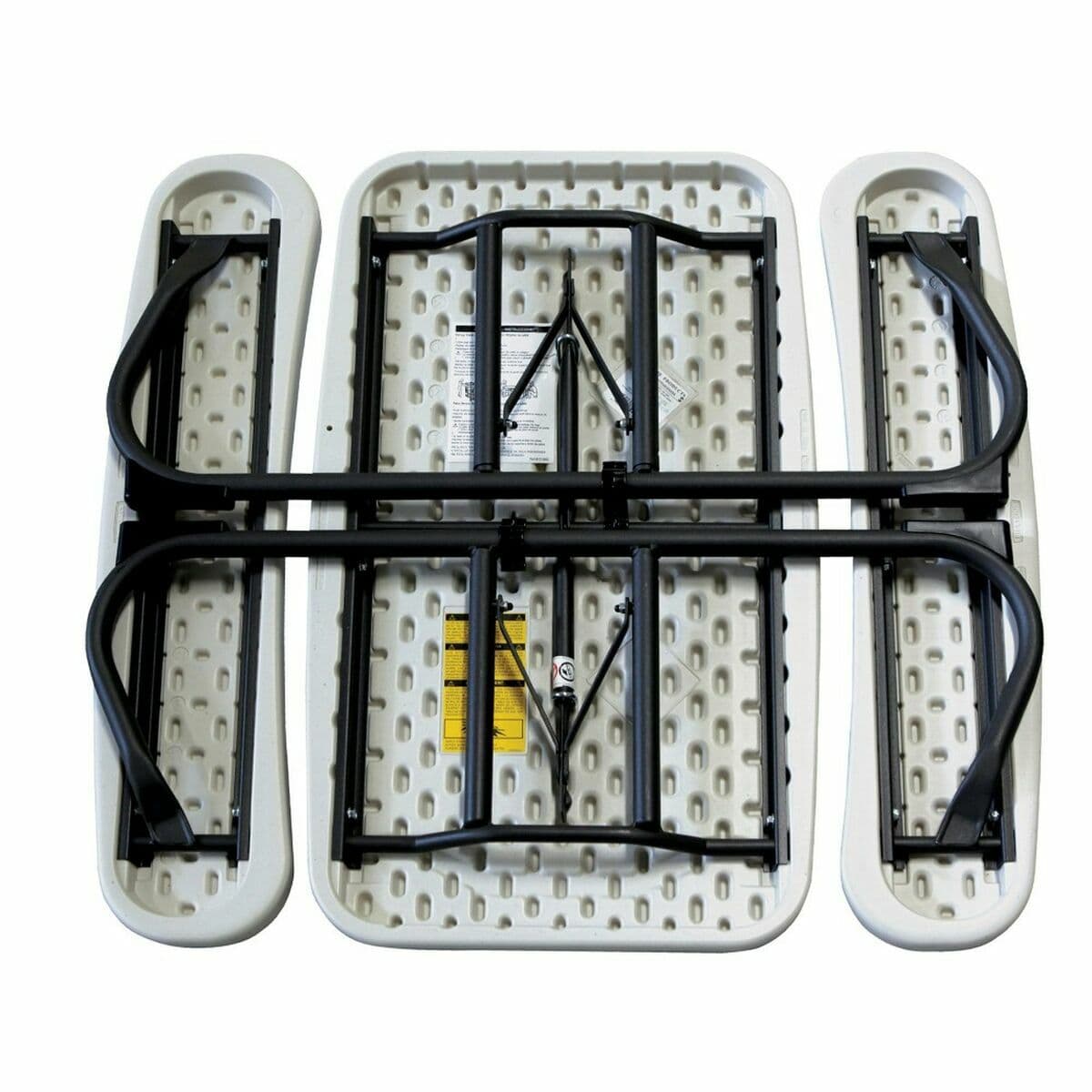 Picknick-Tisch Lifetime Biegsam Creme Stahl 82,5 x 90 x 53,5 cm - Image 2