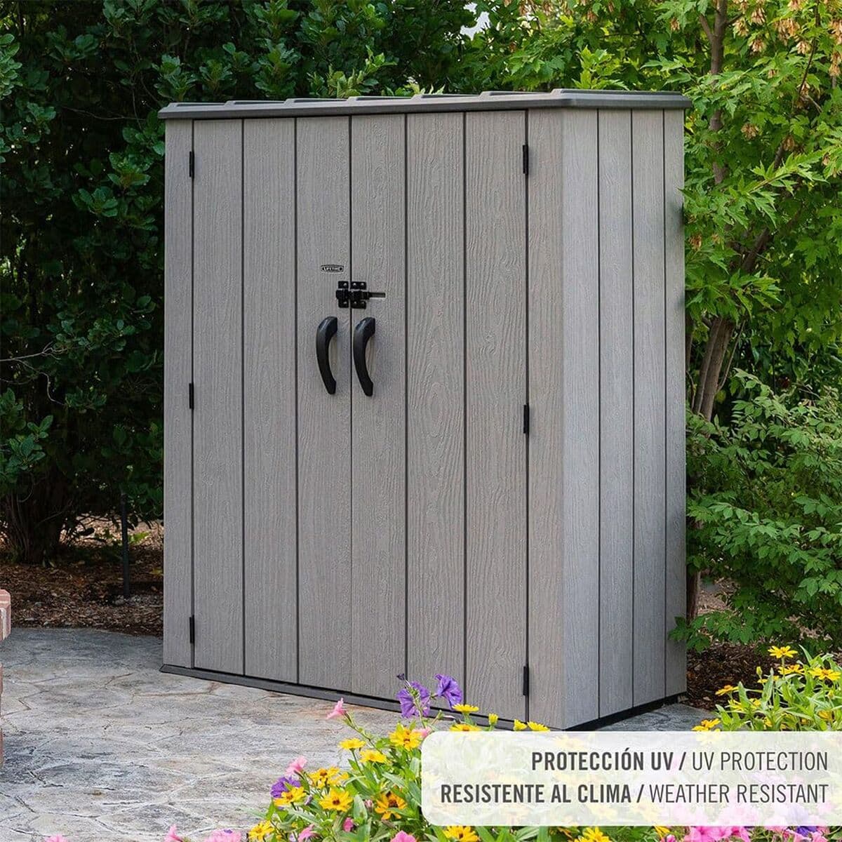 Mueble de almacenaje Lifetime Gris Plástico (Reacondicionado C) - Image 8