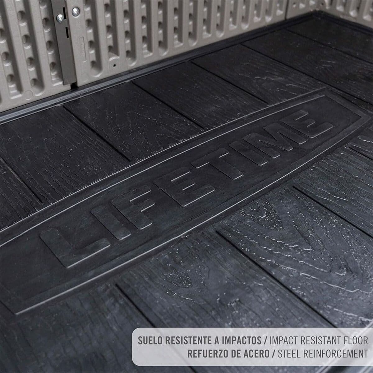 Mueble de almacenaje Lifetime Gris Plástico (Reacondicionado C) - Image 10