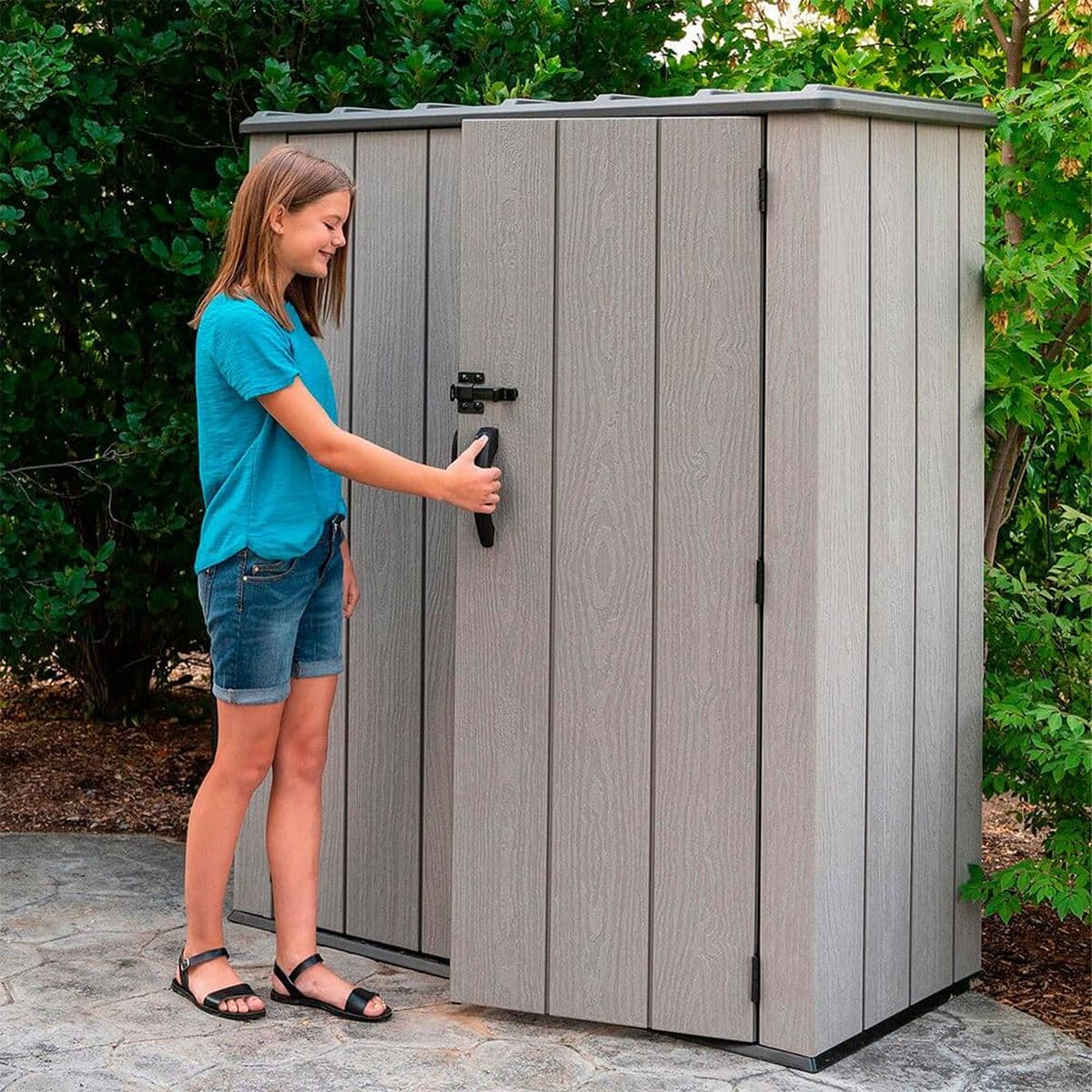 Mueble de almacenaje Lifetime Gris Plástico (Reacondicionado C) - Image 12