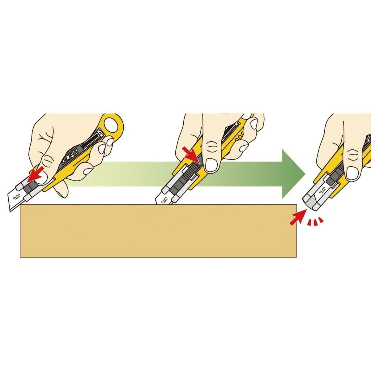 Cutter Olfa 17,5 X 0,6 MM Edelstahl Kunststoff 17,5 mm Sicherheit - Image 6