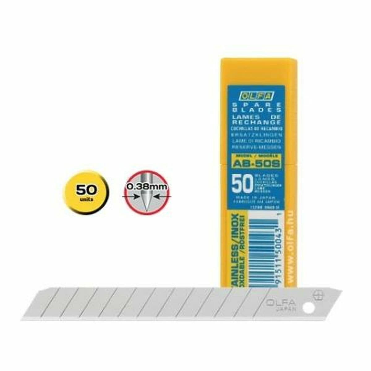 Ostrze tnące Olfa 9 mm 50 Sztuk - Image 2