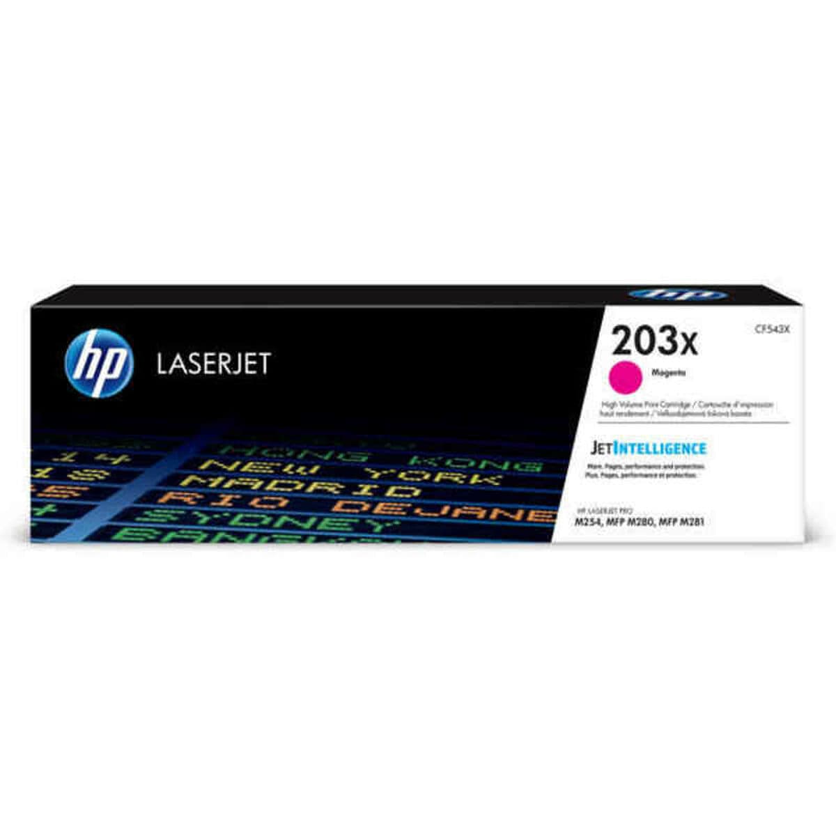 Original Toner HP CF543X Magenta Rot