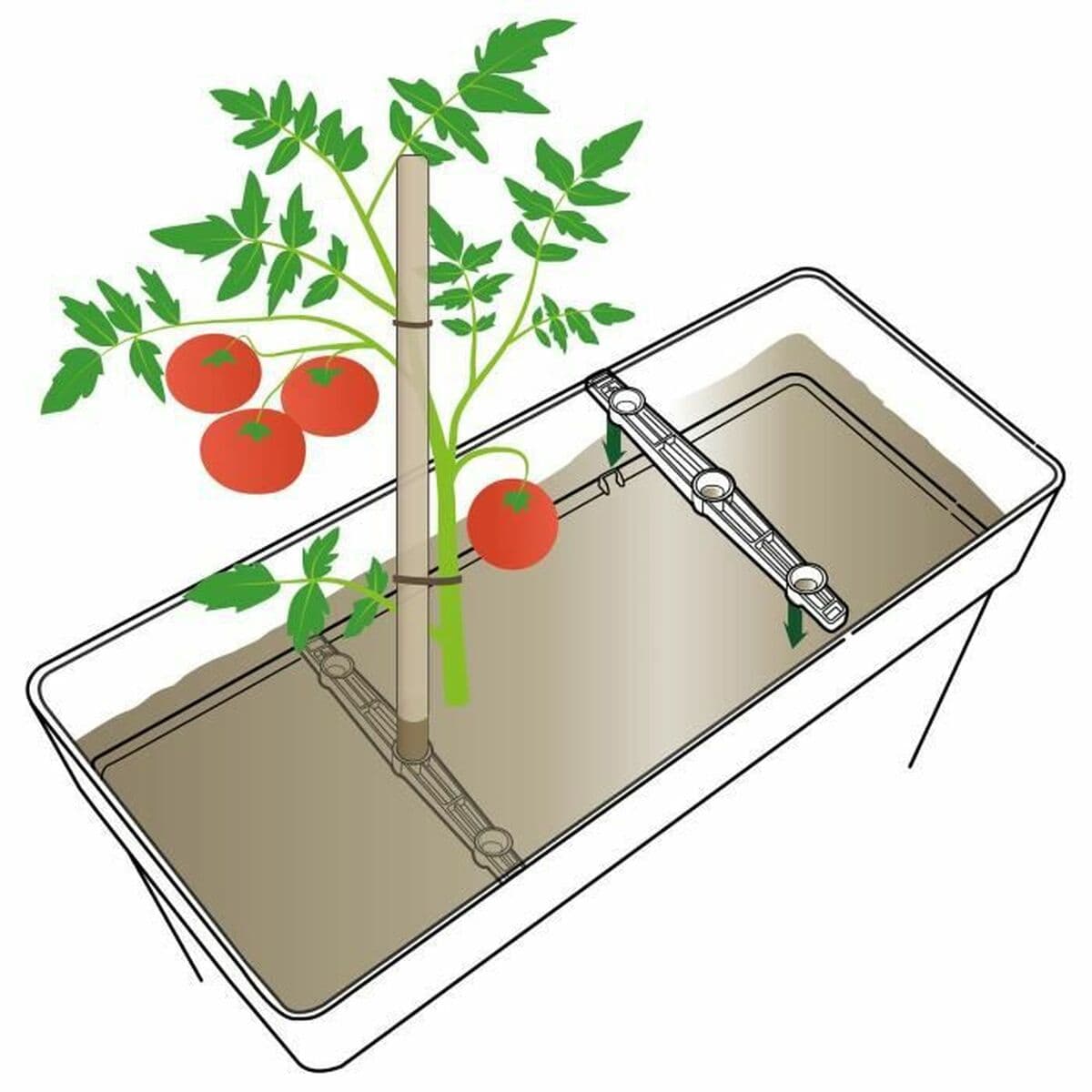 Macetero Deroma Like R Blanco - Image 5