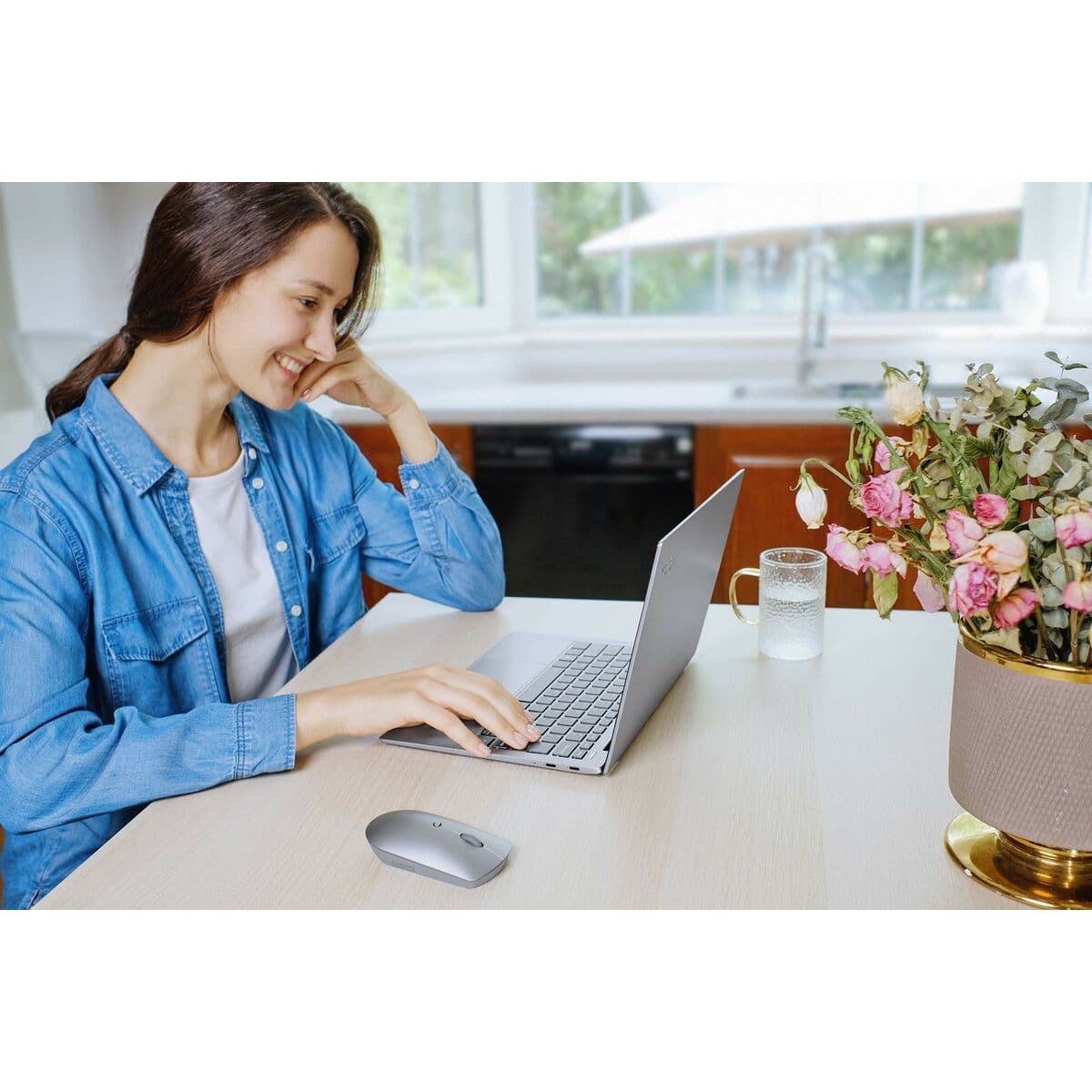 Ratón Inalámbrico Lenovo Lenovo 600 Gris 2400 dpi - Image 15