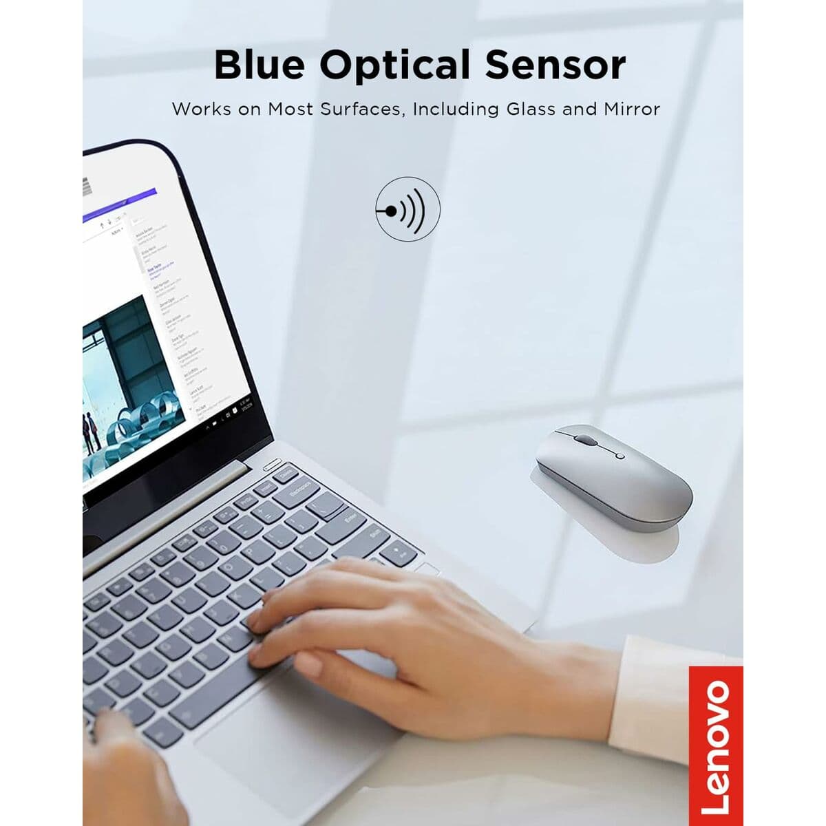 Ratón Inalámbrico Lenovo Lenovo 600 Gris 2400 dpi - Image 22