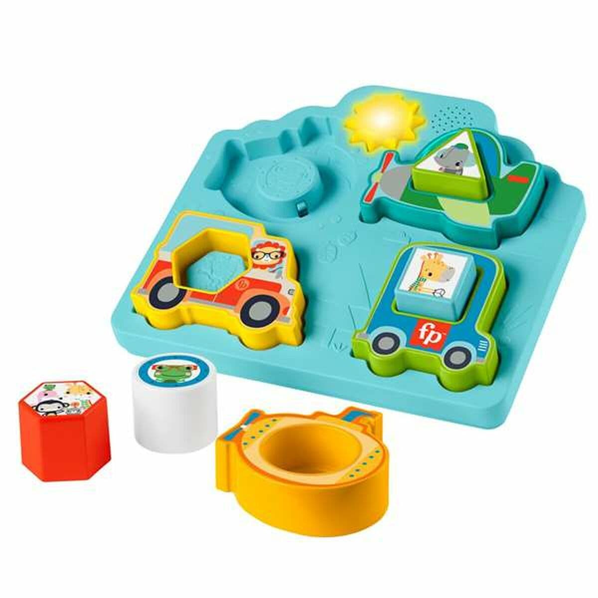 Puzzle Infantil de Madera Fisher-Price Vehículos