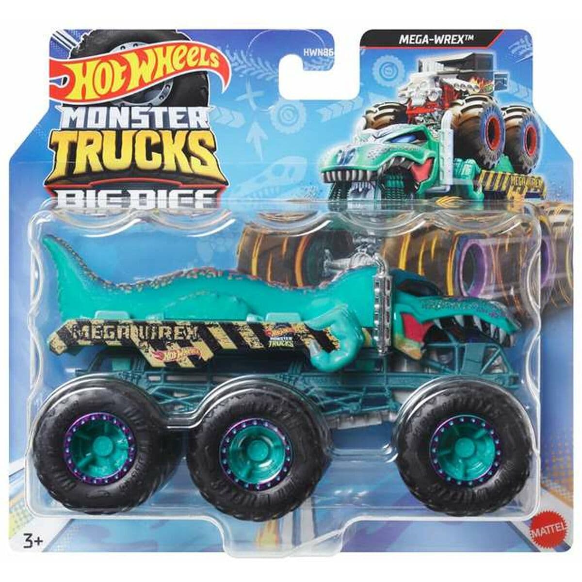 Coche Hot Wheels  Monster Trucks Big Rigs 1:64 - Image 2