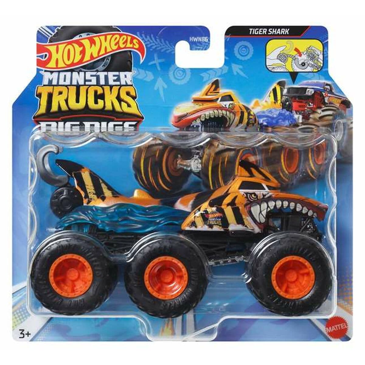 Coche Hot Wheels  Monster Trucks Big Rigs 1:64 - Image 4