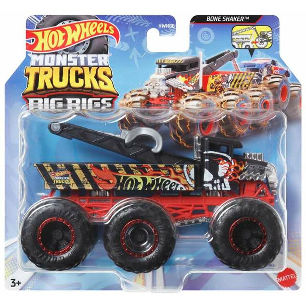 Coche Hot Wheels  Monster Trucks Big Rigs 1:64 - Image 5