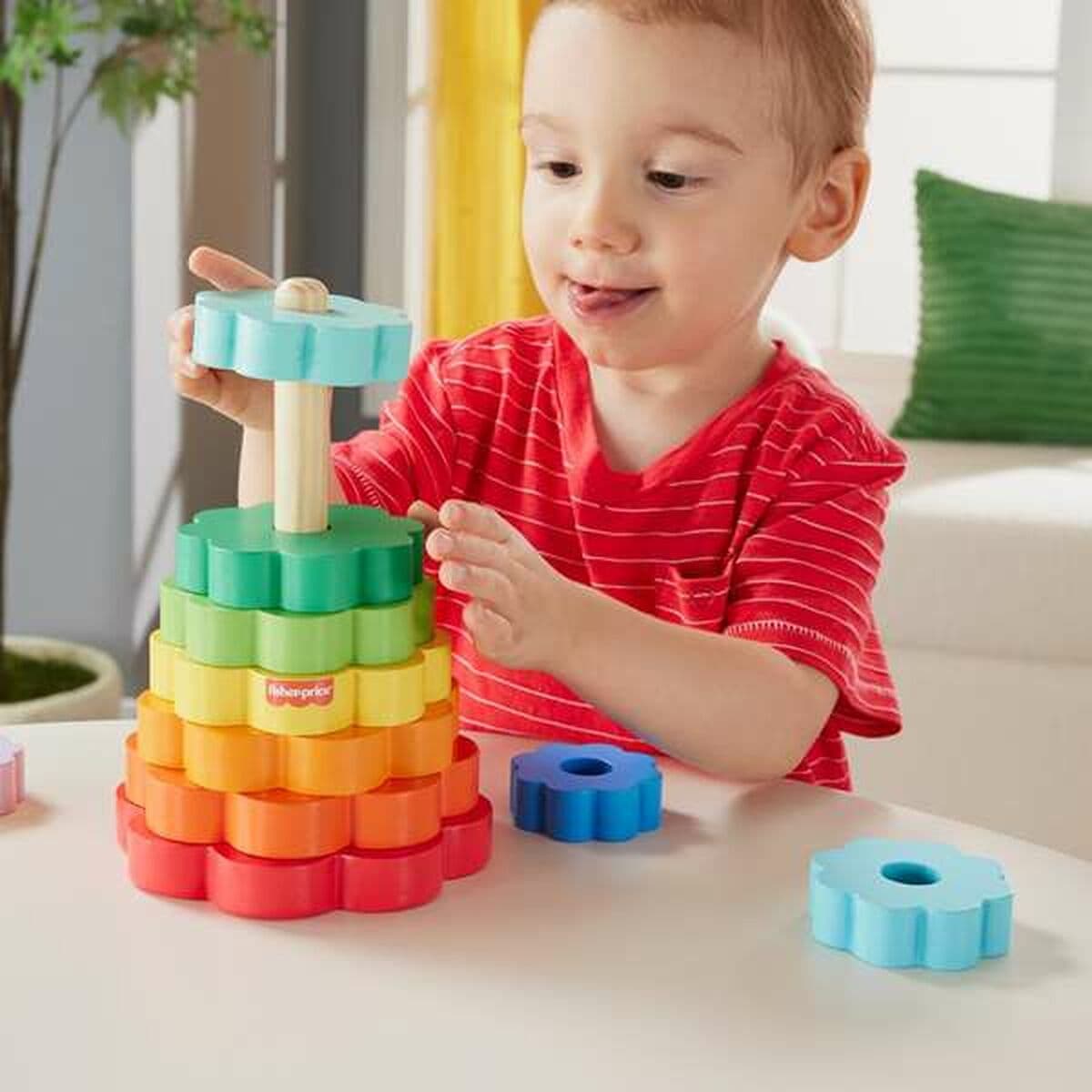 Blokken Stapelen Fisher-Price 10 Onderdelen - Image 3